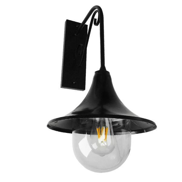 GLOBOSTAR® ANNIEL 01123 Vintage Φωτιστικό Τοίχου - Απλίκα με Ντουί 1 x E27 AC 220-240V IP20 - Μαύρο - Μ27 x Π40 x Υ56cm GLOBOSTAR® ANNIEL 01123 Vintage Φωτιστικό Τοίχου - Απλίκα με Ντουί 1 x E27 AC 220-240V IP20 - Μαύρο - Μ27 x Π40 x Υ56cm