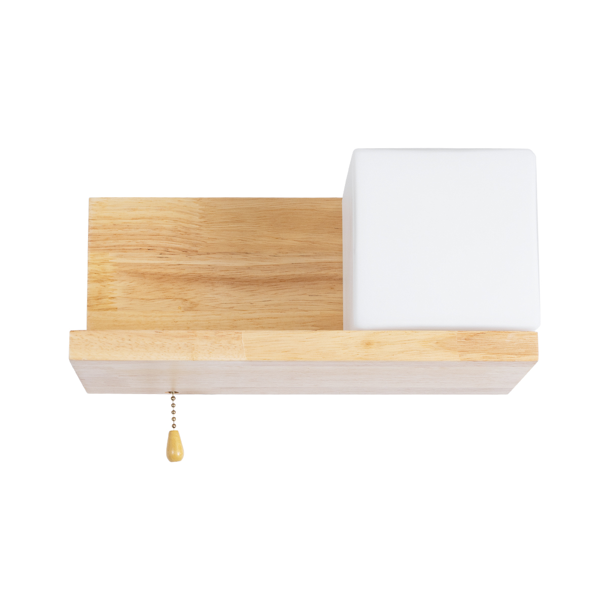 GloboStar® AMITY 01366 Μοντέρνο Επιτοίχιο Φωτιστικό Απλίκα Μονόφωτο 1 x E27 IP20 Μπεζ Ξύλο με Λευκό Γυαλί - Μ30 x Π14.5 x Υ15cm GloboStar® AMITY 01366 Μοντέρνο Επιτοίχιο Φωτιστικό Απλίκα Μονόφωτο 1 x E27 IP20 Μπεζ Ξύλο με Λευκό Γυαλί - Μ30 x Π14.5 x Υ15cm