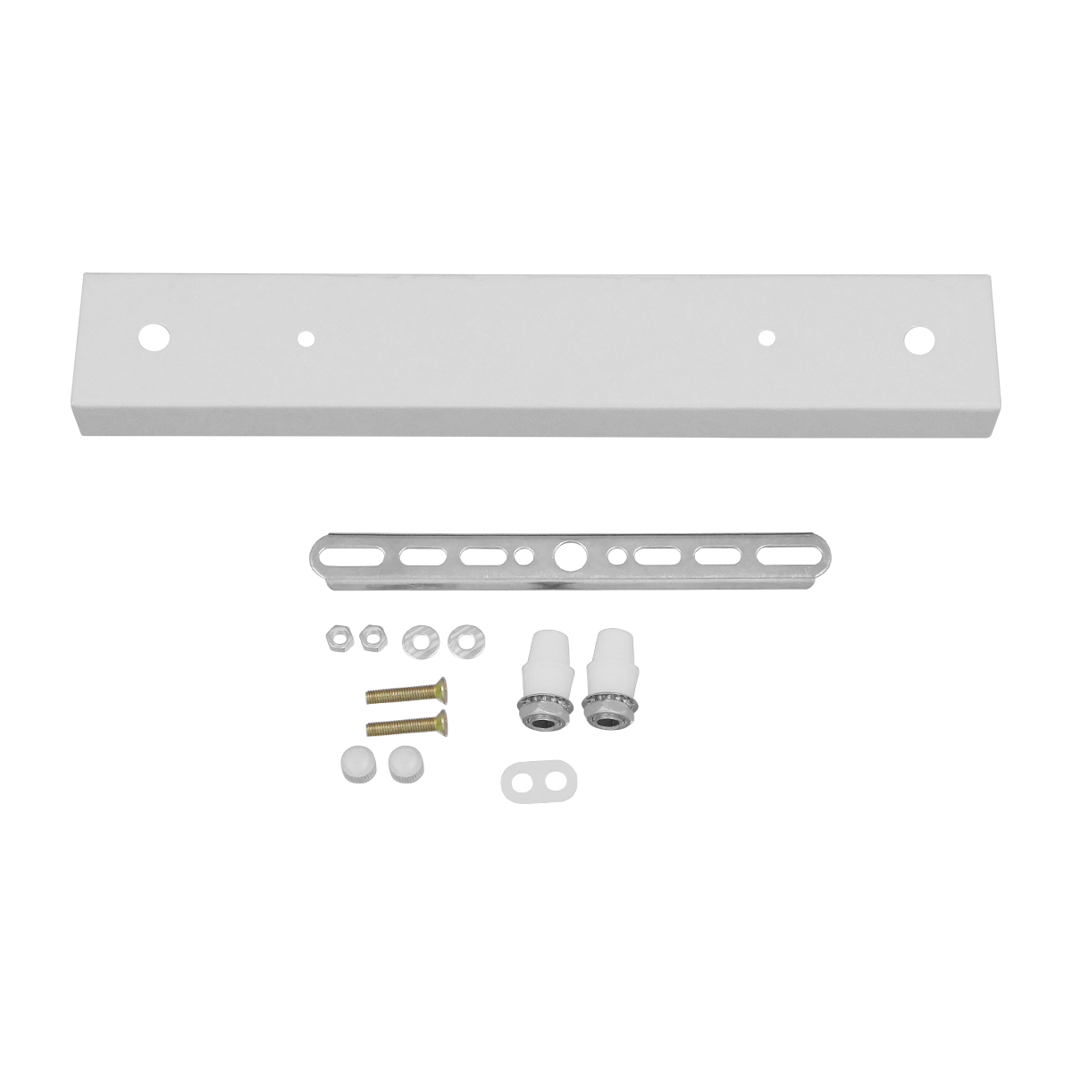 DIY Ροζέτα Φωτιστικού Λευκή Ορθογώνια 300x50mm με 2 Τρύπες GloboStar 90821 DIY Ροζέτα Φωτιστικού Λευκή Ορθογώνια 300x50mm με 2 Τρύπες GloboStar 90821