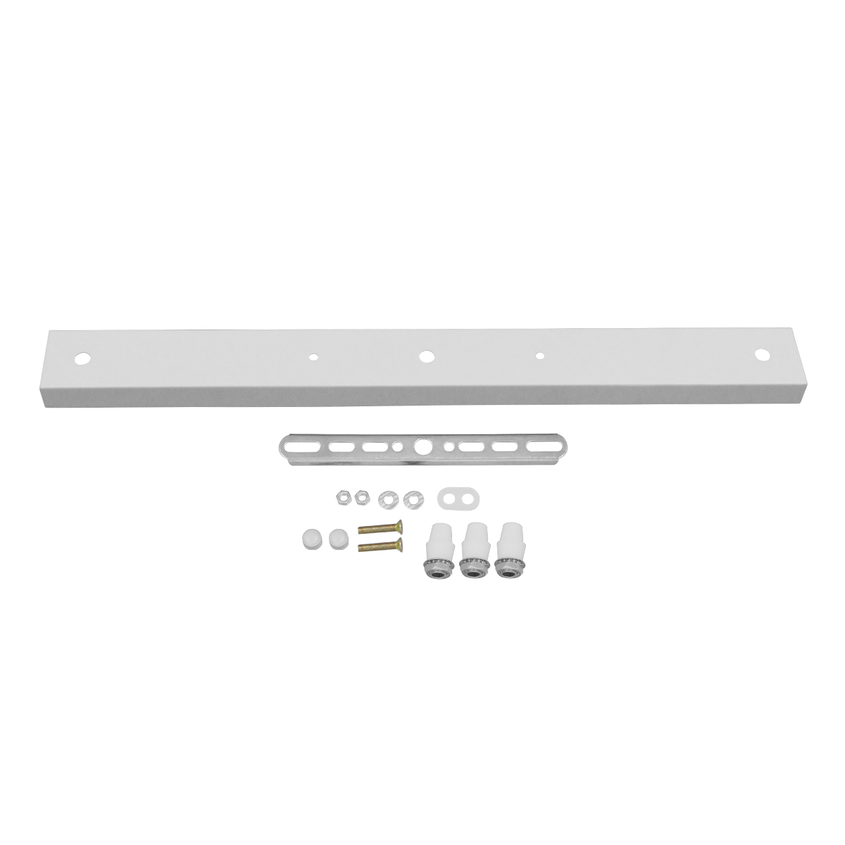 DIY Ροζέτα Φωτιστικού Λευκή Ορθογώνια 500x50mm με 3 Τρύπες GloboStar 90823 DIY Ροζέτα Φωτιστικού Λευκή Ορθογώνια 500x50mm με 3 Τρύπες GloboStar 90823