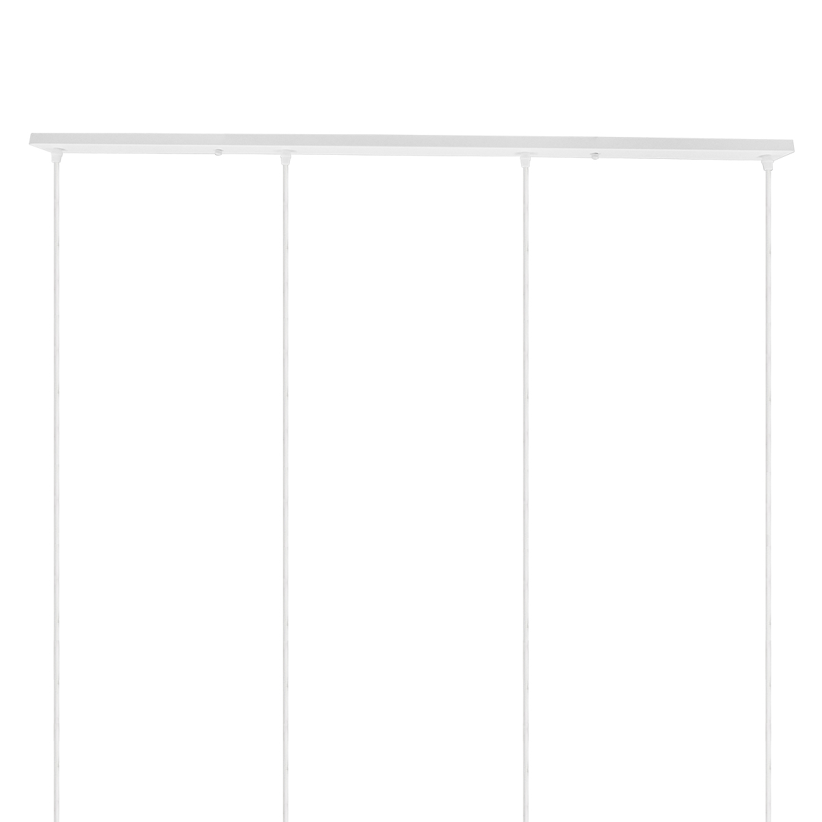 DIY Ροζέτα Φωτιστικού Λευκή Ορθογώνια 1200x50mm με 4 Τρύπες GloboStar 90825 DIY Ροζέτα Φωτιστικού Λευκή Ορθογώνια 1200x50mm με 4 Τρύπες GloboStar 90825