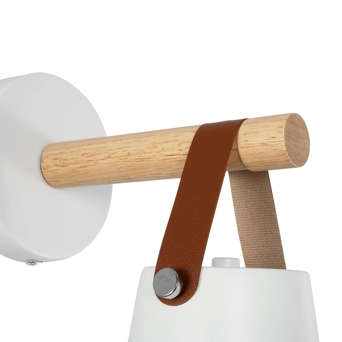 GLOBOSTAR® AMY 00946 Μοντέρνο Φωτιστικό Τοίχου - Απλίκα με Ντουί 1 x E27 AC 220-240V IP20 - Άσπρο & Μπεζ - Μ13 x Π22 x Y25.5cm GLOBOSTAR® AMY 00946 Μοντέρνο Φωτιστικό Τοίχου - Απλίκα με Ντουί 1 x E27 AC 220-240V IP20 - Άσπρο & Μπεζ - Μ13 x Π22 x Y25.5cm