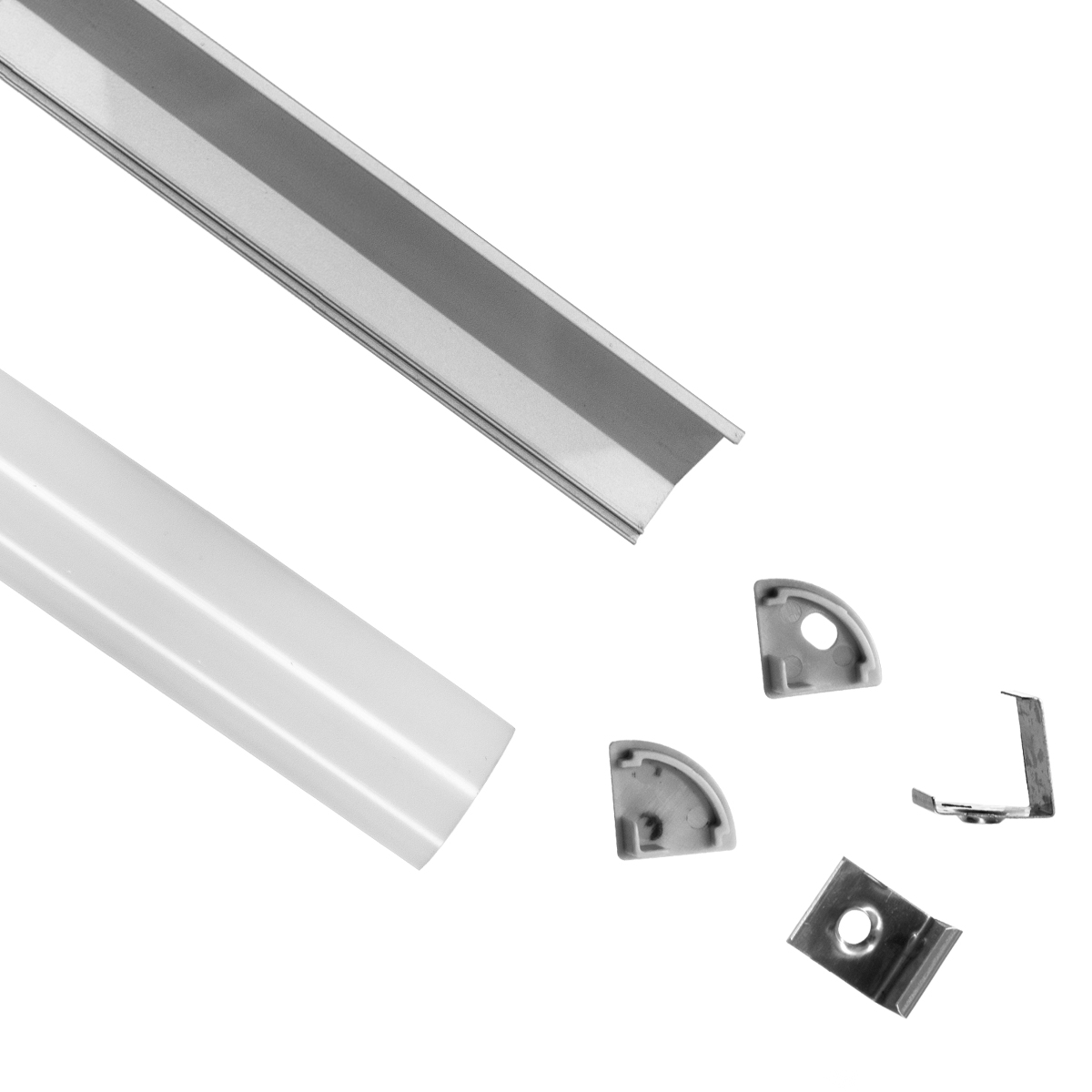 GLOBOSTAR® ALP-CORNER LINEO 70815-1M Επιφανειακό Γωνιακό Προφίλ Αλουμινίου με Λευκό Γαλακτερό Πατητό Κάλυμμα για Ταινίες LED IP20 - Ασημί & Λευκό - Μ100 x Π1.6 x Υ1.6cm GLOBOSTAR® ALP-CORNER LINEO 70815-1M Επιφανειακό Γωνιακό Προφίλ Αλουμινίου με Λευκό Γαλακτερό Πατητό Κάλυμμα για Ταινίες LED IP20 - Ασημί & Λευκό - Μ100 x Π1.6 x Υ1.6cm