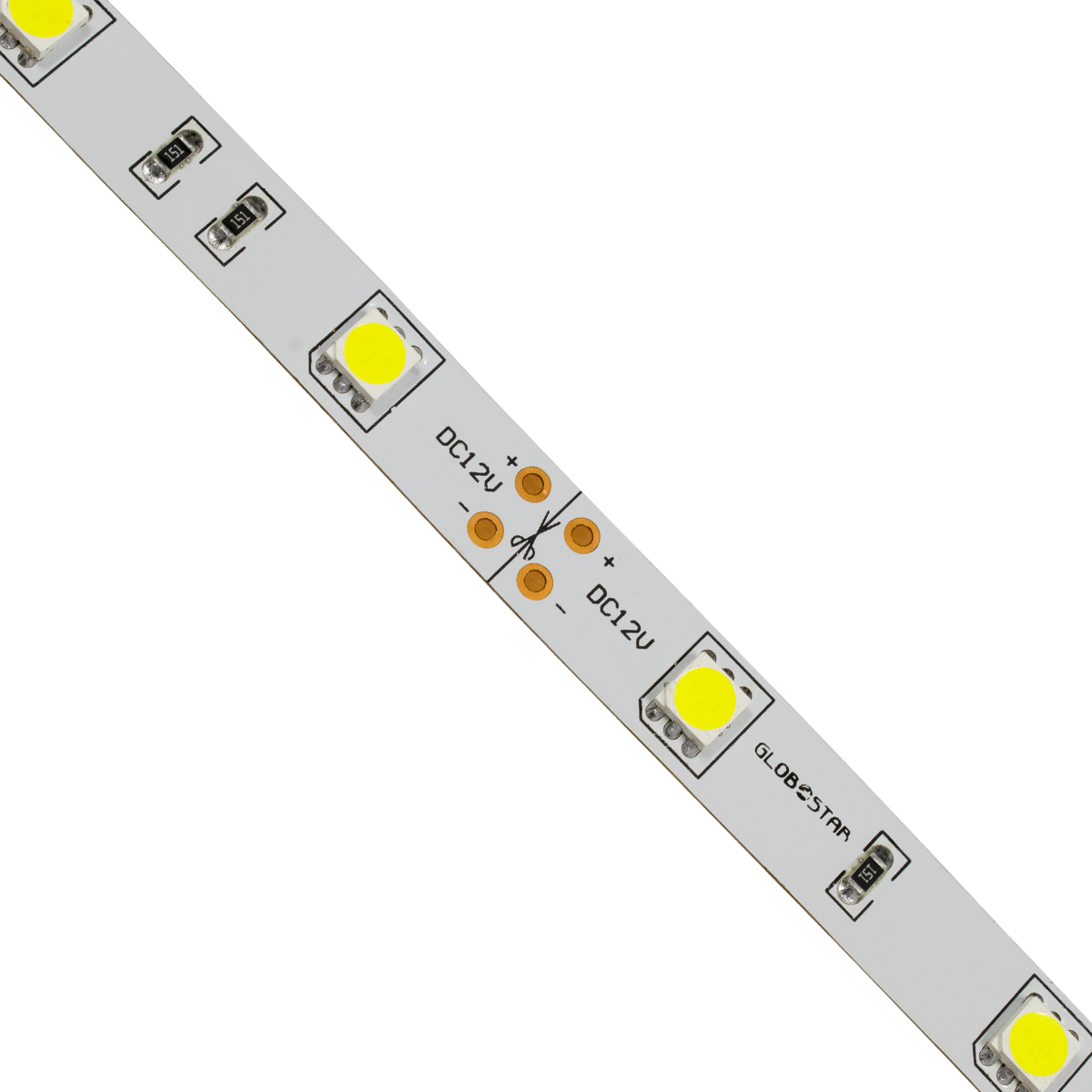 GloboStar® 70010 Ταινία LED SMD 5050 5m 7.2W/m 30LED/m 792lm/m 120° DC 12V IP20 Ψυχρό Λευκό 6000K GloboStar® 70010 Ταινία LED SMD 5050 5m 7.2W/m 30LED/m 792lm/m 120° DC 12V IP20 Ψυχρό Λευκό 6000K