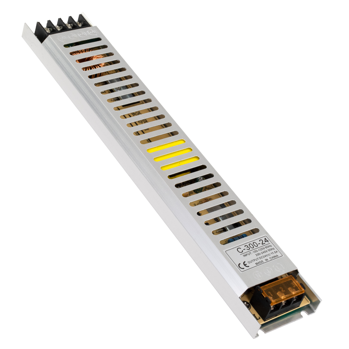 GloboStar® 73018 Μεταλλικό Τροφοδοτικό PELV Ultra Slim για Προϊόντα LED 300W 12.5A - AC 220-240V σε DC 24V - IP20 Μ31 x Π5.4 x Υ2.3cm - 3 Years Warranty GloboStar® 73018 Μεταλλικό Τροφοδοτικό PELV Ultra Slim για Προϊόντα LED 300W 12.5A - AC 220-240V σε DC 24V - IP20 Μ31 x Π5.4 x Υ2.3cm - 3 Years Warranty