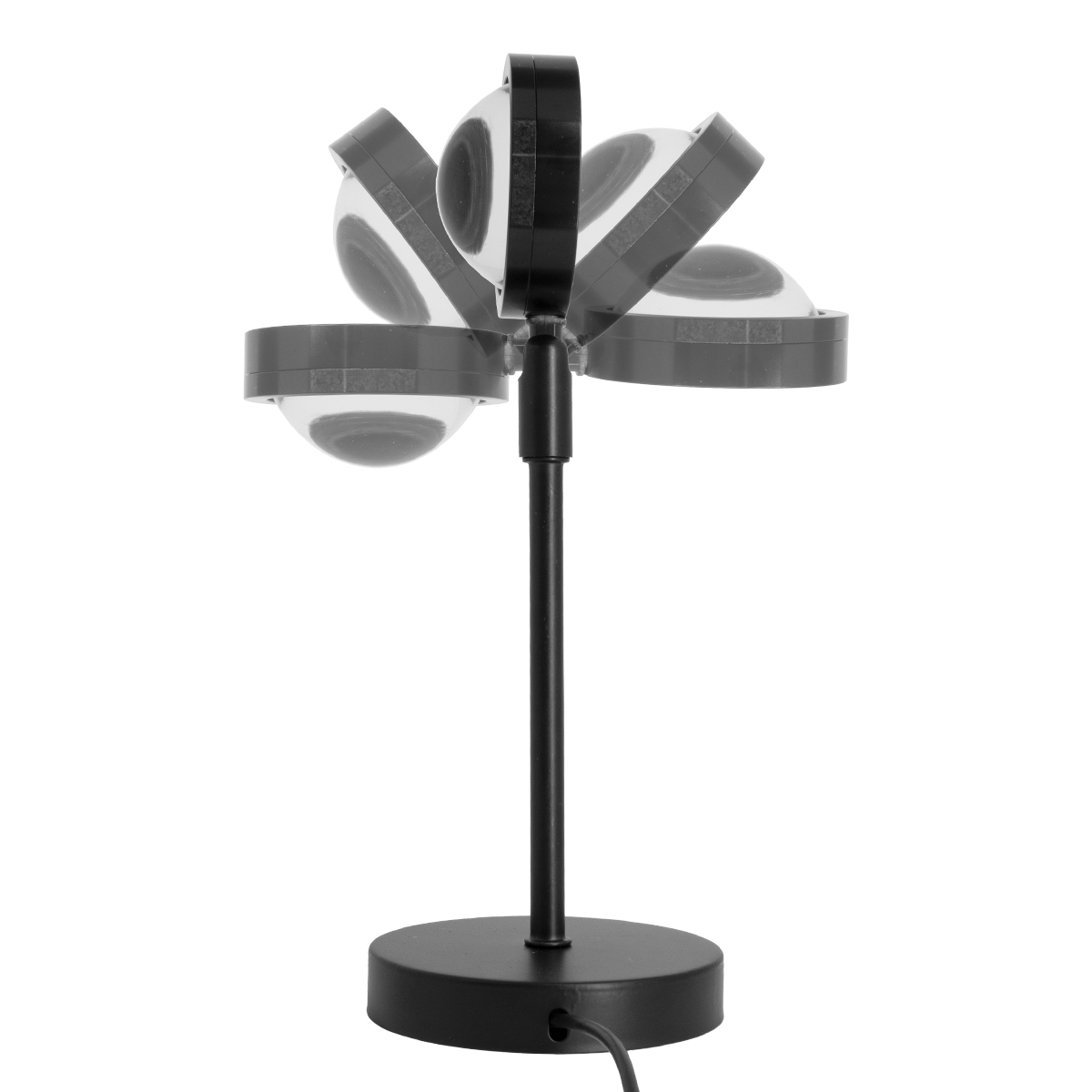 GloboStar® 00816 Επιτραπέζιο Φωτιστικό Πορτατίφ LED 12W -lm 180° DC 5V IP20 Κίτρινο - Πράσινο - Κόκκινο - Πορτοκαλί RAINBOW EFFECT Μαύρο Μέταλλο με Διάφανο Πλαστικό - Μ10 x Π10 x Υ26.5cm - 2 Xρόνια Εγγύηση GloboStar® 00816 Επιτραπέζιο Φωτιστικό Πορτατίφ LED 12W -lm 180° DC 5V IP20 Κίτρινο - Πράσινο - Κόκκινο - Πορτοκαλί RAINBOW EFFECT Μαύρο Μέταλλο με Διάφανο Πλαστικό - Μ10 x Π10 x Υ26.5cm - 2 Xρόνια Εγγύηση