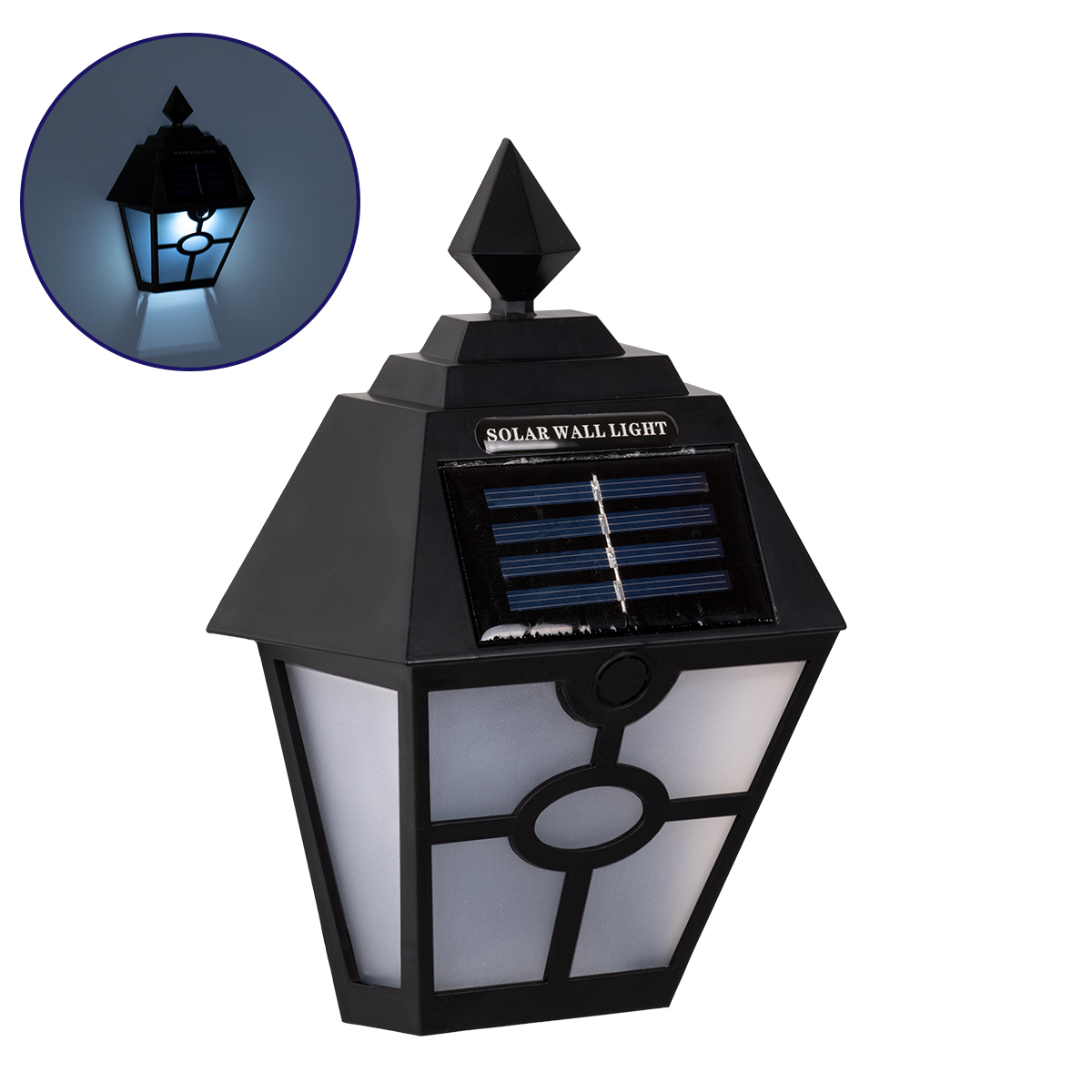 GloboStar® 71494 Αυτόνομο Ηλιακό Φωτιστικό Τοίχου Μαύρο LED SMD 1W 40lm με Ενσωματωμένη Μπαταρία 600mAh - Φωτοβολταϊκό Πάνελ με Αισθητήρα Ημέρας-Νύχτας IP65 Ψυχρό Λευκό 6000K GloboStar® 71494 Αυτόνομο Ηλιακό Φωτιστικό Τοίχου Μαύρο LED SMD 1W 40lm με Ενσωματωμένη Μπαταρία 600mAh - Φωτοβολταϊκό Πάνελ με Αισθητήρα Ημέρας-Νύχτας IP65 Ψυχρό Λευκό 6000K