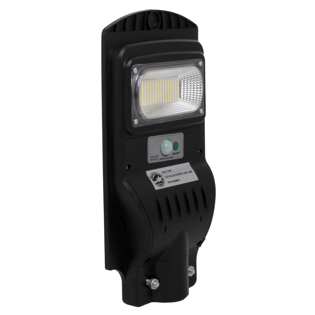 GloboStar® 71550 Αυτόνομο Ηλιακό Φωτιστικό Δρόμου Street Light LED SMD 50W 4000lm με Ενσωματωμένη Μπαταρία Li-ion 4500mAh - Φωτοβολταϊκό Πάνελ με Αισθητήρα Ημέρας-Νύχτας PIR Αισθητήρα Κίνησης Αδιάβροχο IP65 Ψυχρό Λευκό 6000K GloboStar® 71550 Αυτόνομο Ηλιακό Φωτιστικό Δρόμου Street Light LED SMD 50W 4000lm με Ενσωματωμένη Μπαταρία Li-ion 4500mAh - Φωτοβολταϊκό Πάνελ με Αισθητήρα Ημέρας-Νύχτας PIR Αισθητήρα Κίνησης Αδιάβροχο IP65 Ψυχρό Λευκό 6000K