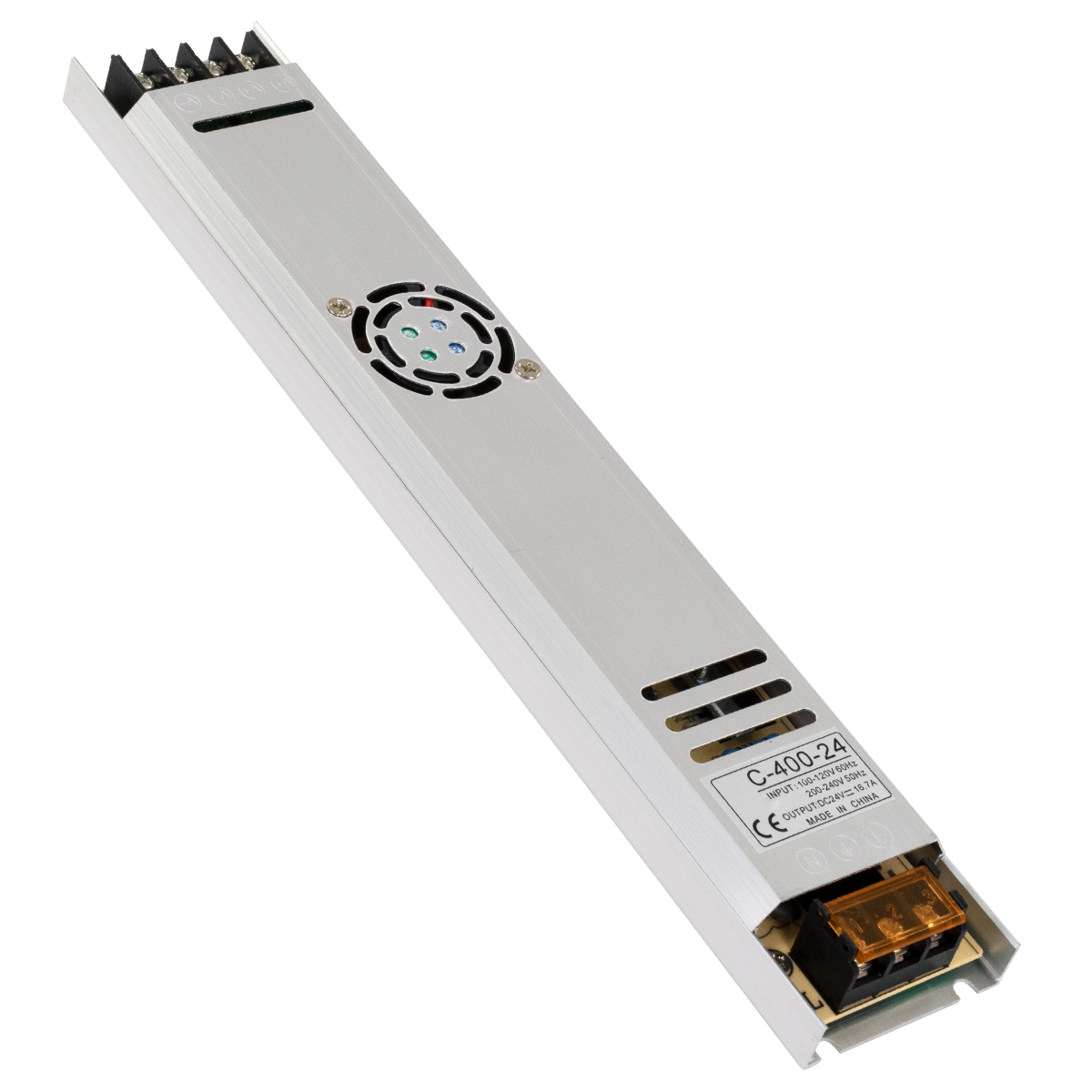 GloboStar® 73019 Μεταλλικό Τροφοδοτικό PELV Ultra Slim για Προϊόντα LED 400W 16.7A - AC 220-240V σε DC 24V - IP20 Μ31 x Π5.4 x Υ2.3cm - 3 Years Warranty GloboStar® 73019 Μεταλλικό Τροφοδοτικό PELV Ultra Slim για Προϊόντα LED 400W 16.7A - AC 220-240V σε DC 24V - IP20 Μ31 x Π5.4 x Υ2.3cm - 3 Years Warranty