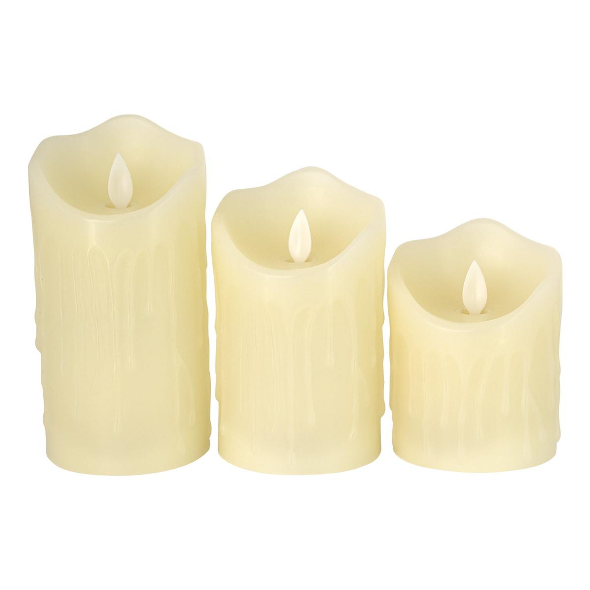 GloboStar® 79561 ΣΕΤ 3 Διακοσμητικών Realistic Κεριών Παραφίνης με LED Εφέ Κινούμενης Φλόγας - Μπαταρίας & Ασύρματο Χειριστήριο IR Σχέδιο Λιωμένο Κερί Θερμό Λευκό 3000K Dimmable GloboStar® 79561 ΣΕΤ 3 Διακοσμητικών Realistic Κεριών Παραφίνης με LED Εφέ Κινούμενης Φλόγας - Μπαταρίας & Ασύρματο Χειριστήριο IR Σχέδιο Λιωμένο Κερί Θερμό Λευκό 3000K Dimmable