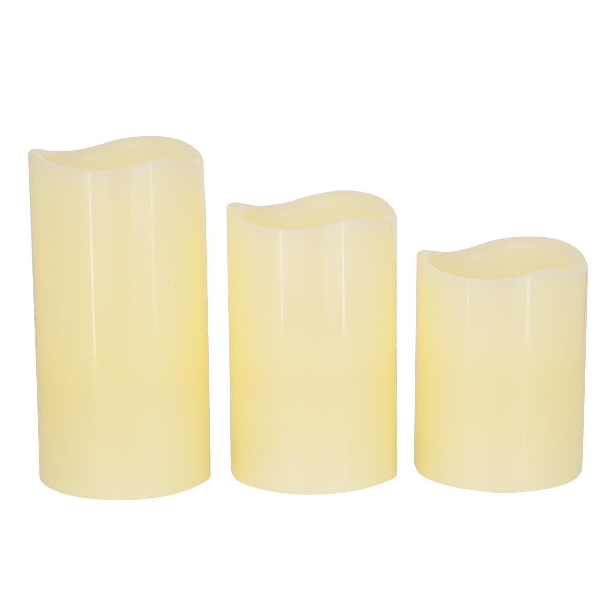 GloboStar® 79554 ΣΕΤ 3 Διακοσμητικών Realistic Κεριών Παραφίνης με LED - Μπαταρίας & Ασύρματο Χειριστήριο IR Ψυχρό Λευκό 6000K GloboStar® 79554 ΣΕΤ 3 Διακοσμητικών Realistic Κεριών Παραφίνης με LED - Μπαταρίας & Ασύρματο Χειριστήριο IR Ψυχρό Λευκό 6000K