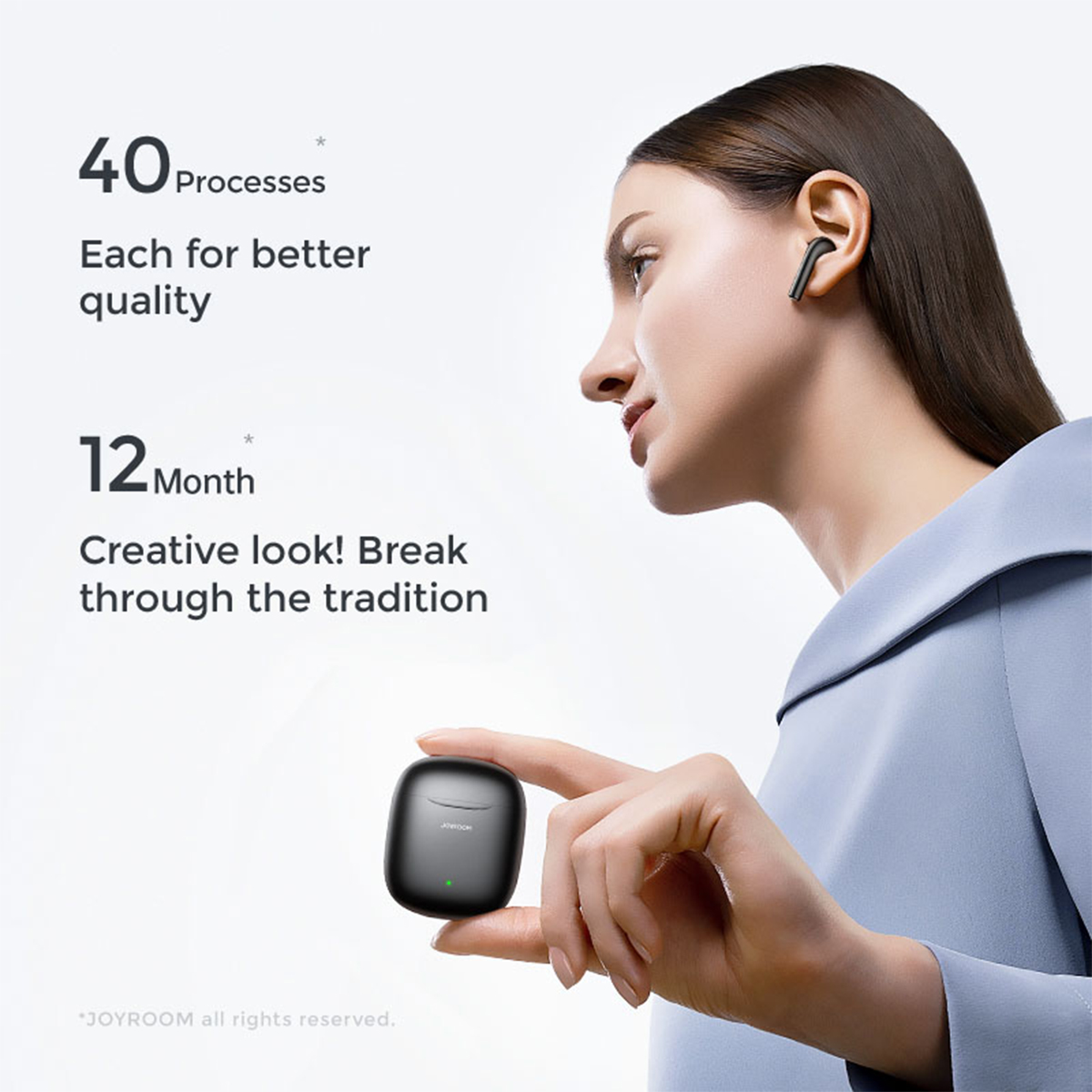 GloboStar® 87055 JOYROOM Originals JR-T13 Bilateral TWS Earphones με Θήκη Φόρτισης True Wireless Bluetooth V5.0 Binaural Συμβατό με iOS & Android Μαύρο GloboStar® 87055 JOYROOM Originals JR-T13 Bilateral TWS Earphones με Θήκη Φόρτισης True Wireless Bluetooth V5.0 Binaural Συμβατό με iOS & Android Μαύρο