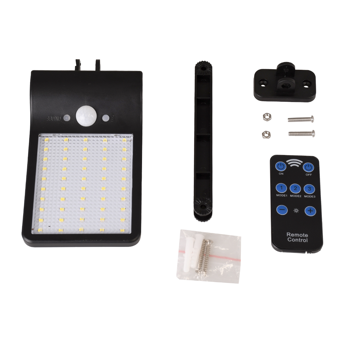 GloboStar® 71466 Αυτόνομο Ηλιακό Φωτιστικό Τοίχου LED SMD 3W 550lm με Ενσωματωμένη Μπαταρία 2200mAh - Φωτοβολταϊκό Πάνελ - Ρυθμιζόμενη Βάση Στήριξης - Αισθητήρα Ημέρας-Νύχτας PIR Αισθητήρα Κίνησης και Ασύρματο Χειριστήριο IR Αδιάβροχο IP56 Ψυχρό Λευκό GloboStar® 71466 Αυτόνομο Ηλιακό Φωτιστικό Τοίχου LED SMD 3W 550lm με Ενσωματωμένη Μπαταρία 2200mAh - Φωτοβολταϊκό Πάνελ - Ρυθμιζόμενη Βάση Στήριξης - Αισθητήρα Ημέρας-Νύχτας PIR Αισθητήρα Κίνησης και Ασύρματο Χειριστήριο IR Αδιάβροχο IP56 Ψυχρό Λευκό