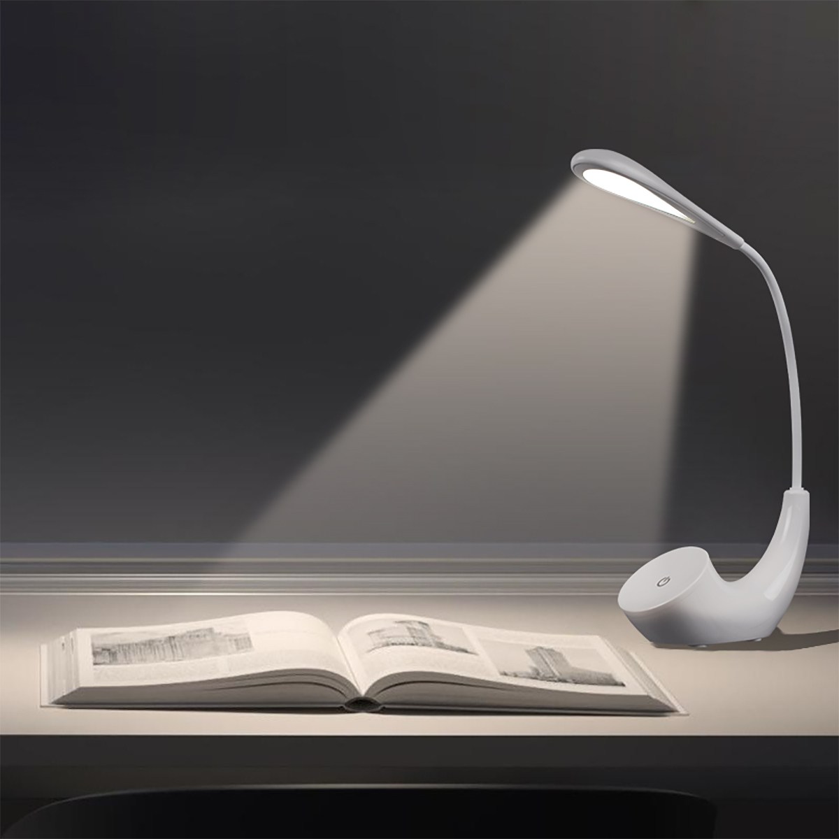 GloboStar® 76500 Επιτραπέζιο Φωτιστικό Πορτατίφ LED 2.8W 550lm -° DC 5V IP20 Φυσικό Λευκό 4500K Λευκό Πλαστικό - Μ15.5 x Π7.5 x Υ44.5cm - 2 Xρόνια Εγγύηση GloboStar® 76500 Επιτραπέζιο Φωτιστικό Πορτατίφ LED 2.8W 550lm -° DC 5V IP20 Φυσικό Λευκό 4500K Λευκό Πλαστικό - Μ15.5 x Π7.5 x Υ44.5cm - 2 Xρόνια Εγγύηση
