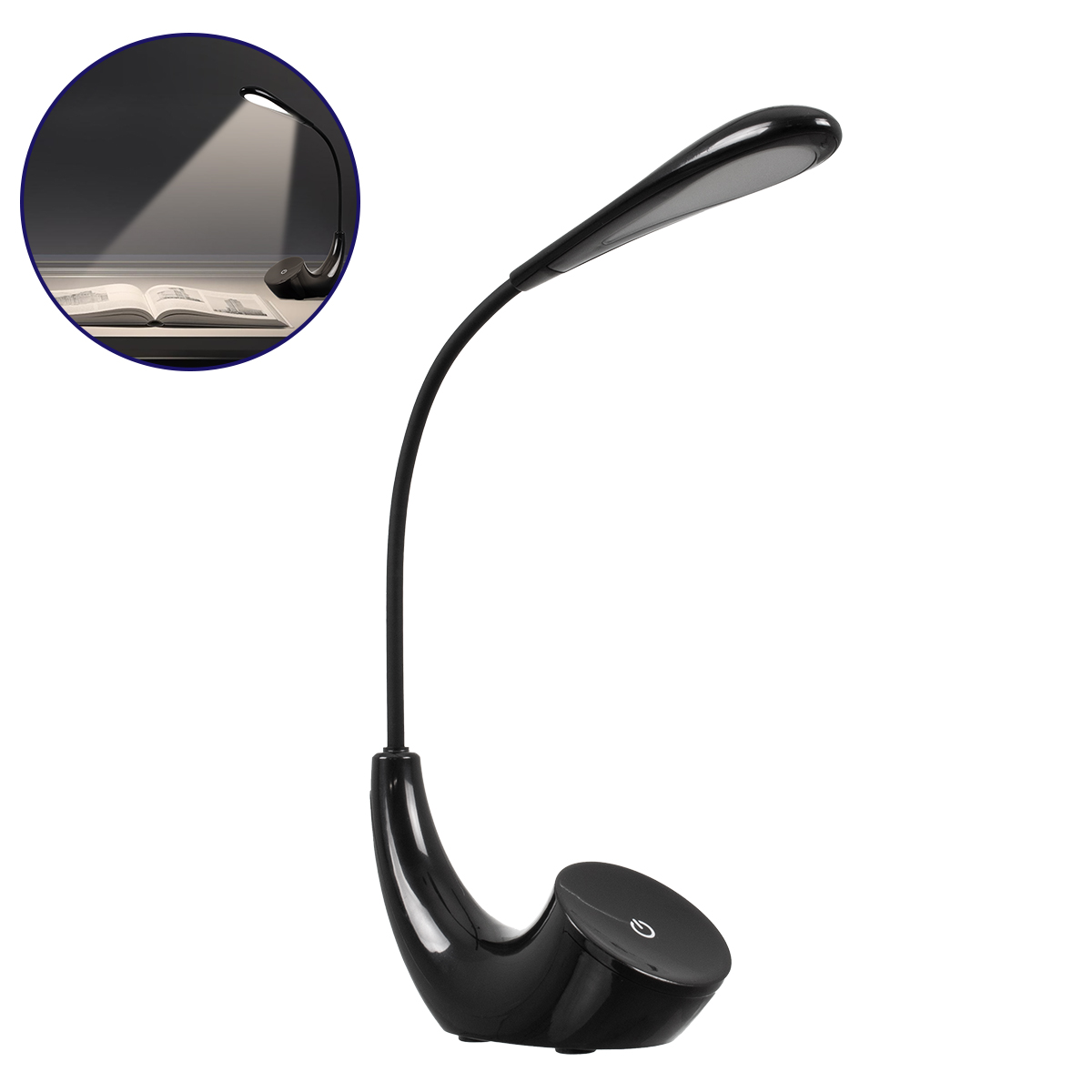 GloboStar® 76501 Επιτραπέζιο Φωτιστικό Πορτατίφ LED 2.8W 550lm -° DC 5V IP20 Φυσικό Λευκό 4500K Μαύρο Πλαστικό - Μ15.5 x Π7.5 x Υ44.5cm - 2 Xρόνια Εγγύηση GloboStar® 76501 Επιτραπέζιο Φωτιστικό Πορτατίφ LED 2.8W 550lm -° DC 5V IP20 Φυσικό Λευκό 4500K Μαύρο Πλαστικό - Μ15.5 x Π7.5 x Υ44.5cm - 2 Xρόνια Εγγύηση