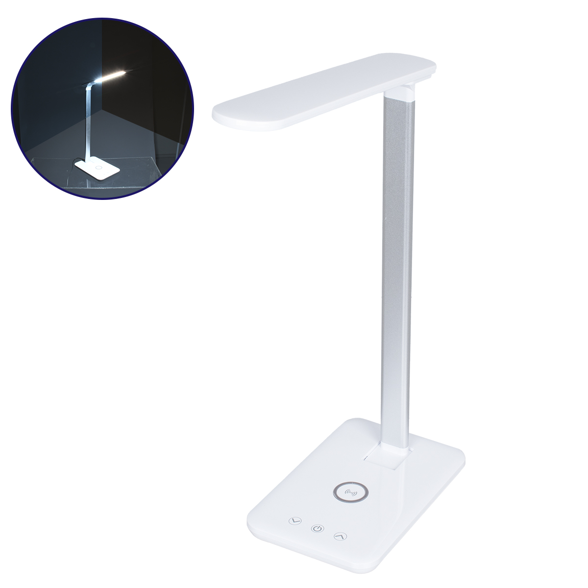 GloboStar® 76532 Επιτραπέζιο Φωτιστικό Πορτατίφ LED 3.5W 350lm -° DC 5V IP20 CCT Θερμό Λευκό 2700K - Φυσικό Λευκό 4500K - Ψυχρό Λευκό 6000K Dimmable Λευκό Πλαστικό με Γκρι Μέταλλο - Μ27 x Π14 x Υ51cm - 2 Xρόνια Εγγύηση GloboStar® 76532 Επιτραπέζιο Φωτιστικό Πορτατίφ LED 3.5W 350lm -° DC 5V IP20 CCT Θερμό Λευκό 2700K - Φυσικό Λευκό 4500K - Ψυχρό Λευκό 6000K Dimmable Λευκό Πλαστικό με Γκρι Μέταλλο - Μ27 x Π14 x Υ51cm - 2 Xρόνια Εγγύηση