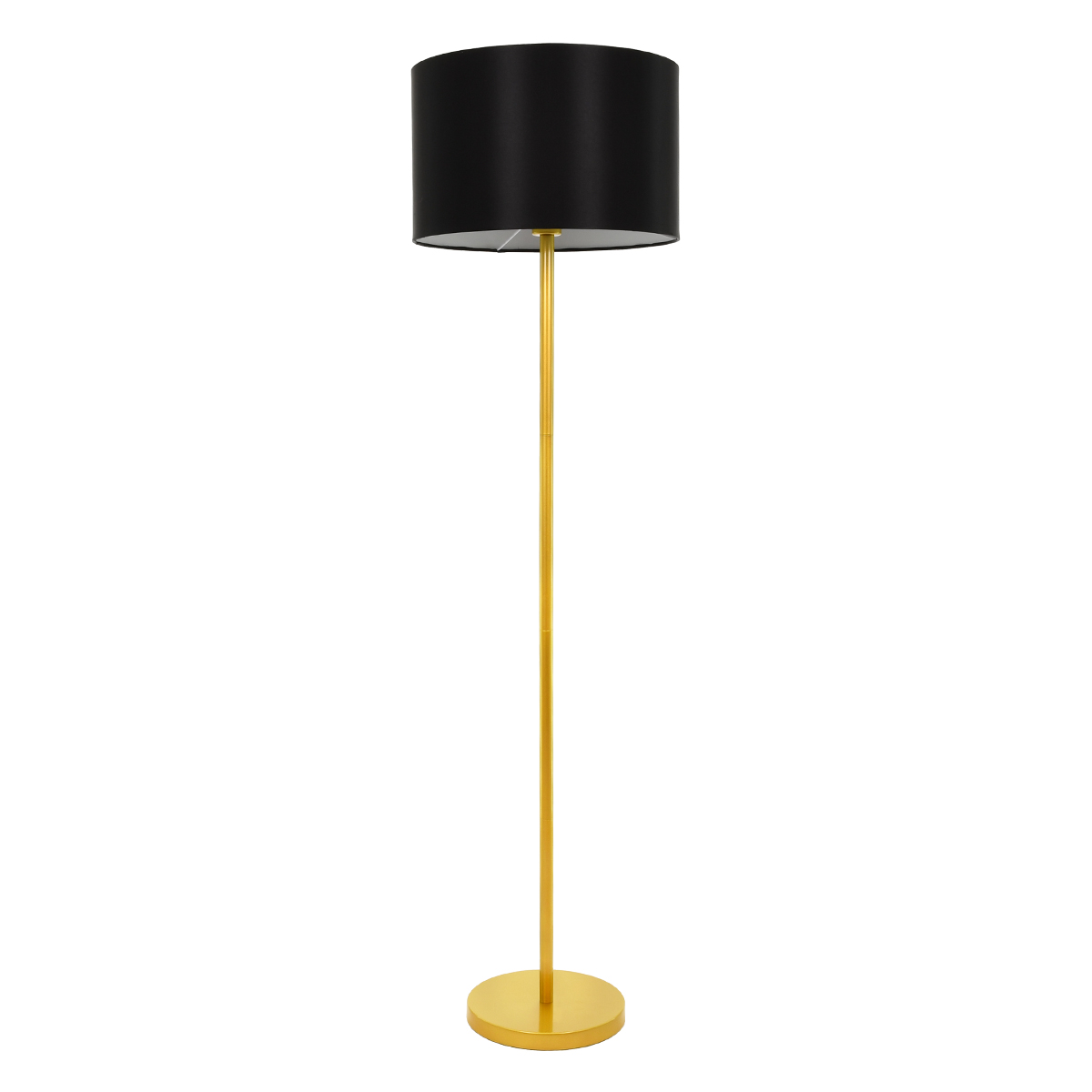 GloboStar® ASHLEY 00825 Μοντέρνο Επιδαπέδιο Φωτιστικό Μονόφωτο 1 x E27 IP20 Χρυσό Μέταλλο με Μαύρο Ύφασμα - Μ40 x Π40 x Υ148cm GloboStar® ASHLEY 00825 Μοντέρνο Επιδαπέδιο Φωτιστικό Μονόφωτο 1 x E27 IP20 Χρυσό Μέταλλο με Μαύρο Ύφασμα - Μ40 x Π40 x Υ148cm