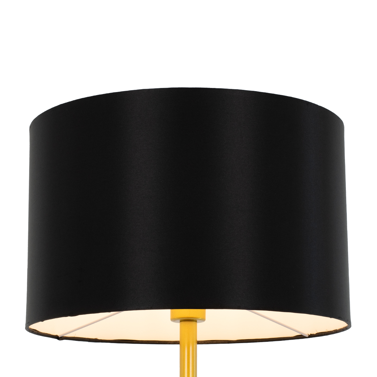 GloboStar® ASHLEY 00825 Μοντέρνο Επιδαπέδιο Φωτιστικό Μονόφωτο 1 x E27 IP20 Χρυσό Μέταλλο με Μαύρο Ύφασμα - Μ40 x Π40 x Υ148cm GloboStar® ASHLEY 00825 Μοντέρνο Επιδαπέδιο Φωτιστικό Μονόφωτο 1 x E27 IP20 Χρυσό Μέταλλο με Μαύρο Ύφασμα - Μ40 x Π40 x Υ148cm