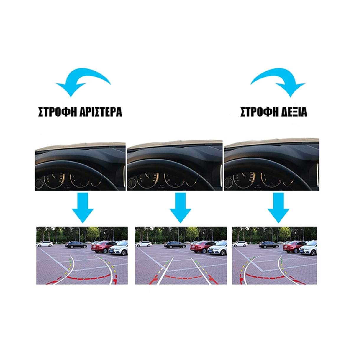 GloboStar® 86022 Αδιάβροχη Εξωτερική Έγχρωμη Κάμερα Οπισθοπορείας Αυτοκινήτου 1080p HD AHD Signal with Moving Parking Lines IP68 GloboStar® 86022 Αδιάβροχη Εξωτερική Έγχρωμη Κάμερα Οπισθοπορείας Αυτοκινήτου 1080p HD AHD Signal with Moving Parking Lines IP68