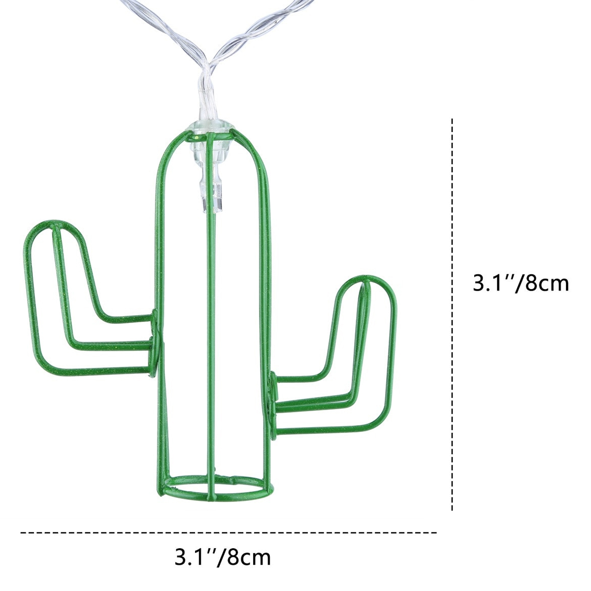 79801 Διακοσμητική Γιρλάντα Green Cactus 3 Μέτρα με Διακόπτη On/Off - 20 LED 2W με Μπαταρίες 2xAA & Διάφανο Καλώδιο IP20 Ψυχρό Λευκό 6000K Μ3m 79801 Διακοσμητική Γιρλάντα Green Cactus 3 Μέτρα με Διακόπτη On/Off - 20 LED 2W με Μπαταρίες 2xAA & Διάφανο Καλώδιο IP20 Ψυχρό Λευκό 6000K Μ3m