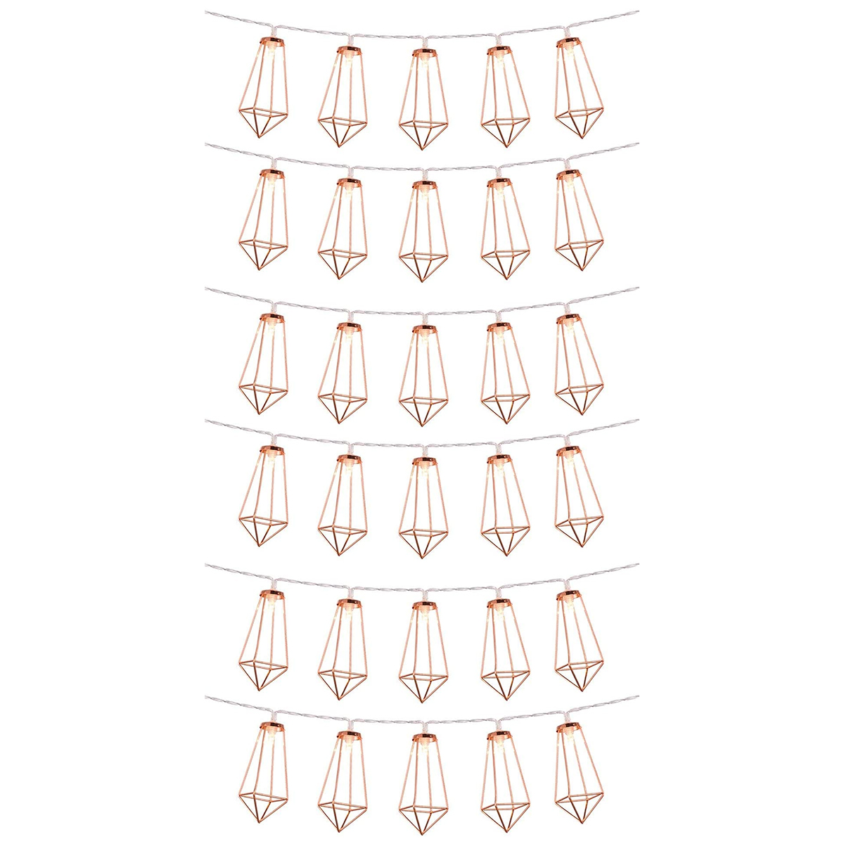 79805 Διακοσμητική Γιρλάντα Bronze Cone 4 Μέτρα με Διακόπτη On/Off - 30 LED 3W με Μπαταρίες 3xAA & Διάφανο Καλώδιο IP20 Θερμό Λευκό 2700K Μ4m 79805 Διακοσμητική Γιρλάντα Bronze Cone 4 Μέτρα με Διακόπτη On/Off - 30 LED 3W με Μπαταρίες 3xAA & Διάφανο Καλώδιο IP20 Θερμό Λευκό 2700K Μ4m
