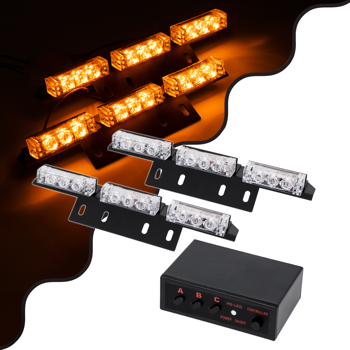 GloboStar® 85009 PRO Series ΣΕΤ 2 x Μπάρες Σήμανσης Οχήματος Οδικής Βοήθείας για Αυτοκίνητα & Φορτηγά 3 Προγραμμάτων Φωτισμού STROBE LED HIGH POWER 18W DC 10-30V Αδιάβροχο IP65 Πορτοκαλί GloboStar® 85009 PRO Series ΣΕΤ 2 x Μπάρες Σήμανσης Οχήματος Οδικής Βοήθείας για Αυτοκίνητα & Φορτηγά 3 Προγραμμάτων Φωτισμού STROBE LED HIGH POWER 18W DC 10-30V Αδιάβροχο IP65 Πορτοκαλί