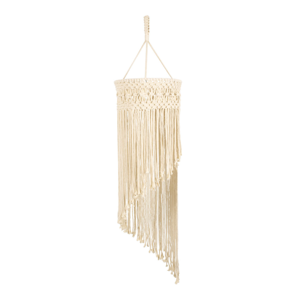GloboStar® 36203 TUNISIA Boho Καπέλο Φωτιστικού- Μακραμέ Πλεκτό Χειροποίητο Μπεζ Βαμβακερό Νήμα - Μ30 x Π30 x Υ120cm GloboStar® 36203 TUNISIA Boho Καπέλο Φωτιστικού- Μακραμέ Πλεκτό Χειροποίητο Μπεζ Βαμβακερό Νήμα - Μ30 x Π30 x Υ120cm
