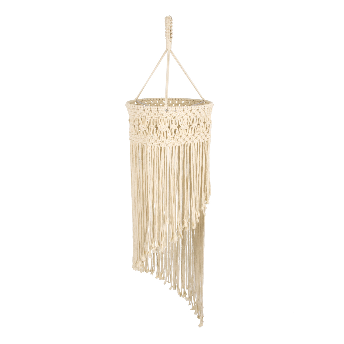 GloboStar® 36203 TUNISIA Boho Καπέλο Φωτιστικού- Μακραμέ Πλεκτό Χειροποίητο Μπεζ Βαμβακερό Νήμα - Μ30 x Π30 x Υ120cm GloboStar® 36203 TUNISIA Boho Καπέλο Φωτιστικού- Μακραμέ Πλεκτό Χειροποίητο Μπεζ Βαμβακερό Νήμα - Μ30 x Π30 x Υ120cm