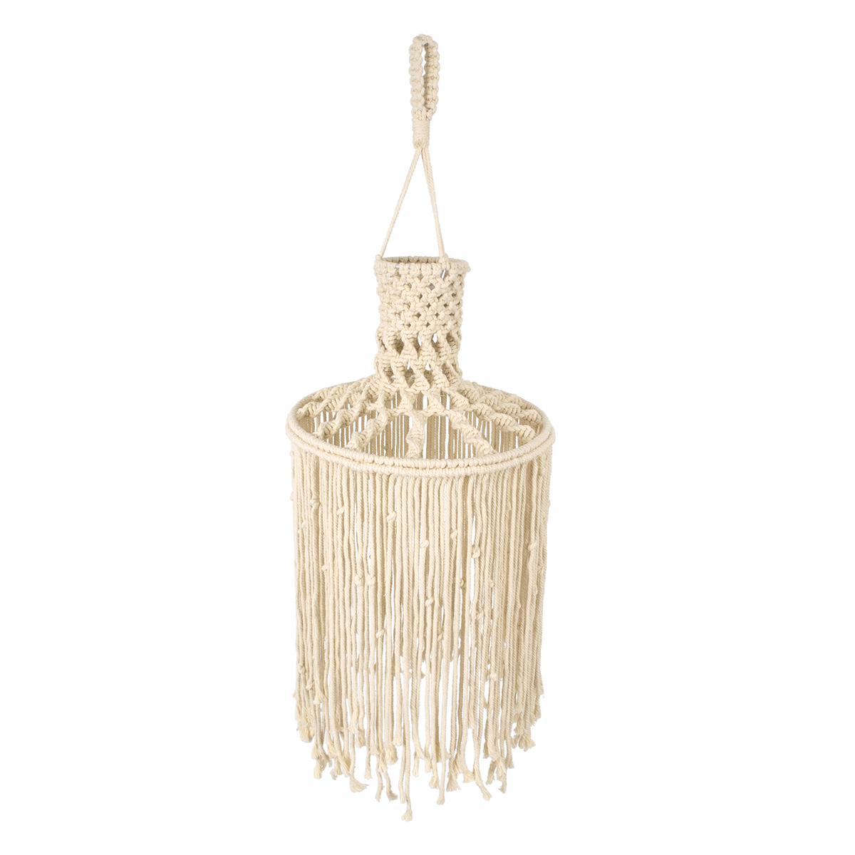 GloboStar® 36207 SENEGAL Boho Καπέλο Φωτιστικού- Μακραμέ Πλεκτό Χειροποίητο Μπεζ Βαμβακερό Νήμα - Μ30 x Π30 x Υ80cm GloboStar® 36207 SENEGAL Boho Καπέλο Φωτιστικού- Μακραμέ Πλεκτό Χειροποίητο Μπεζ Βαμβακερό Νήμα - Μ30 x Π30 x Υ80cm