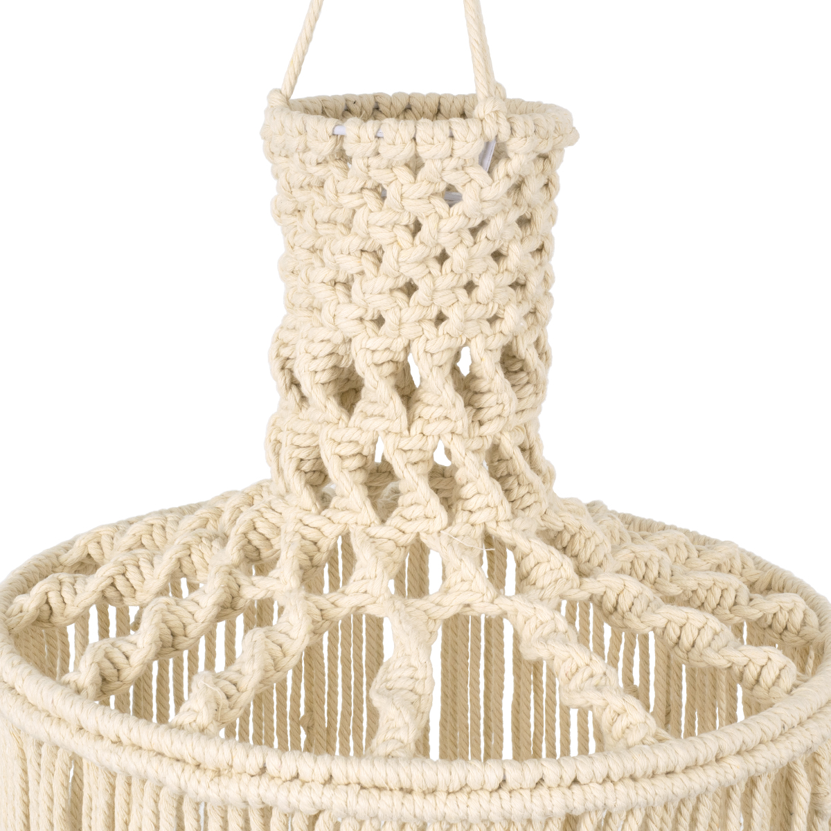 GloboStar® 36207 SENEGAL Boho Καπέλο Φωτιστικού- Μακραμέ Πλεκτό Χειροποίητο Μπεζ Βαμβακερό Νήμα - Μ30 x Π30 x Υ80cm GloboStar® 36207 SENEGAL Boho Καπέλο Φωτιστικού- Μακραμέ Πλεκτό Χειροποίητο Μπεζ Βαμβακερό Νήμα - Μ30 x Π30 x Υ80cm
