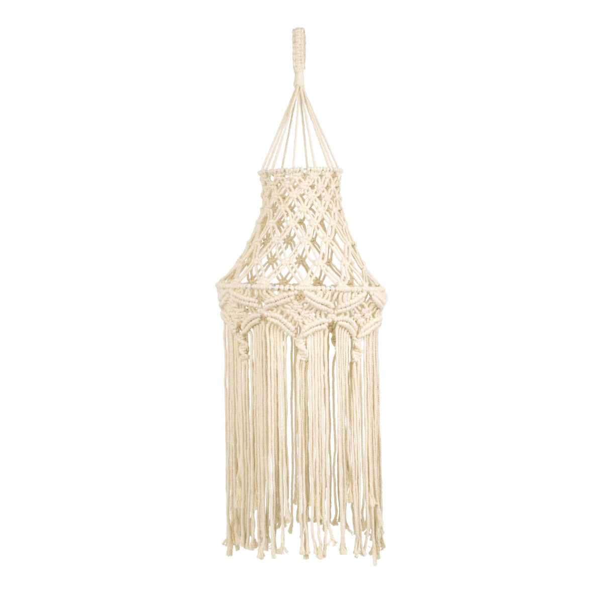 GloboStar® 36209 SOMALIA Boho Καπέλο Φωτιστικού Μακραμέ Πλεκτό Χειροποίητο Μπεζ Βαμβακερό Νήμα - Μ30 x Π30 x Υ90cm GloboStar® 36209 SOMALIA Boho Καπέλο Φωτιστικού Μακραμέ Πλεκτό Χειροποίητο Μπεζ Βαμβακερό Νήμα - Μ30 x Π30 x Υ90cm