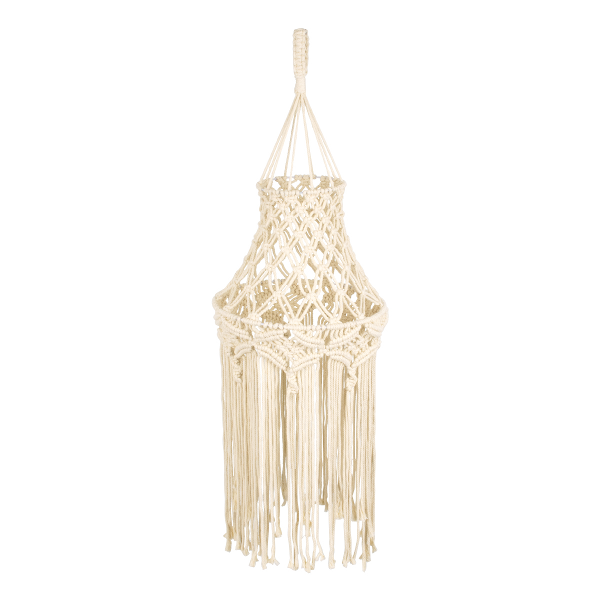 GloboStar® 36209 SOMALIA Boho Καπέλο Φωτιστικού Μακραμέ Πλεκτό Χειροποίητο Μπεζ Βαμβακερό Νήμα - Μ30 x Π30 x Υ90cm GloboStar® 36209 SOMALIA Boho Καπέλο Φωτιστικού Μακραμέ Πλεκτό Χειροποίητο Μπεζ Βαμβακερό Νήμα - Μ30 x Π30 x Υ90cm
