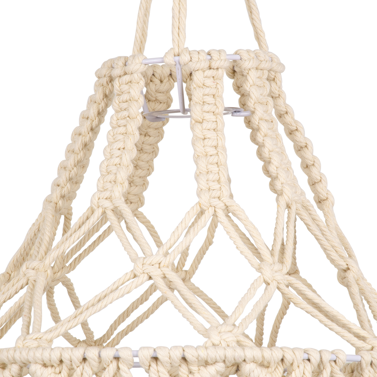 GloboStar® 36201 MOROCCO Boho Καπέλο Φωτιστικού- Μακραμέ Πλεκτό Χειροποίητο Μπεζ Βαμβακερό Νήμα - Μ30 x Π30 x Υ70cm GloboStar® 36201 MOROCCO Boho Καπέλο Φωτιστικού- Μακραμέ Πλεκτό Χειροποίητο Μπεζ Βαμβακερό Νήμα - Μ30 x Π30 x Υ70cm