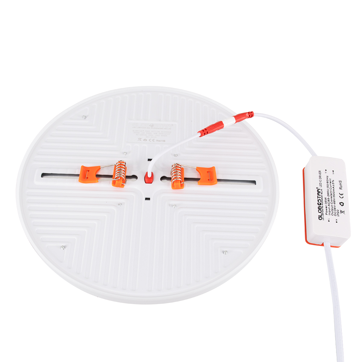 GloboStar® 60193 Χωνευτό LED Panel FrameLess Φ22cm 33W 3393lm 180° AC 220-240V IP20 με Σύστημα Ρυθμιζόμενης Τρύπας Κοπής από 3.5εκ έως 20.5εκ - Φ22.2 x Υ2cm Θερμό Λευκό 2700K - 3 Years Warranty GloboStar® 60193 Χωνευτό LED Panel FrameLess Φ22cm 33W 3393lm 180° AC 220-240V IP20 με Σύστημα Ρυθμιζόμενης Τρύπας Κοπής από 3.5εκ έως 20.5εκ - Φ22.2 x Υ2cm Θερμό Λευκό 2700K - 3 Years Warranty