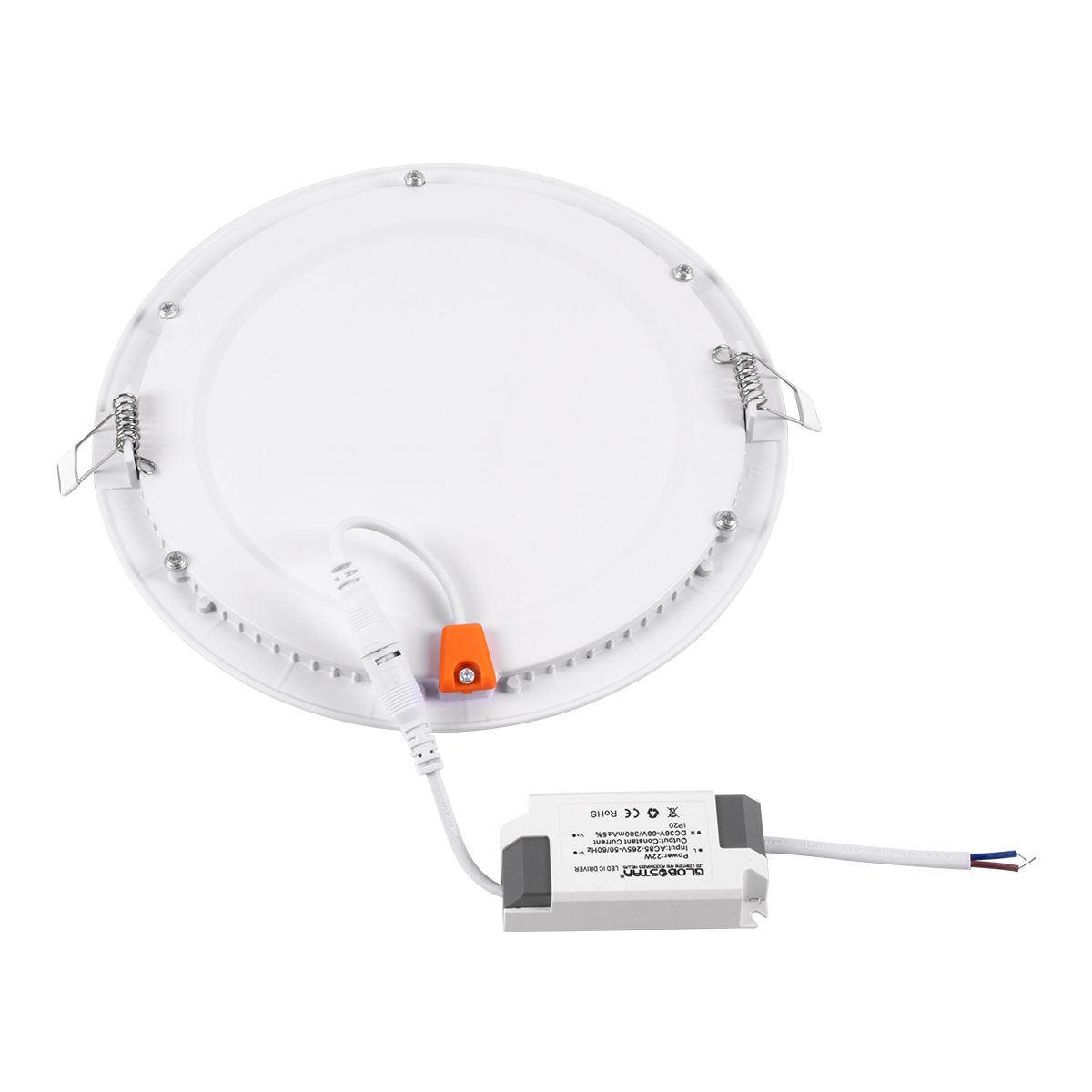 GloboStar® 60188 Χωνευτό LED Panel Φ22cm 20W 2180lm 120° AC 220-240V IP20 Φ22.2 x Υ1.9cm Ψυχρό Λευκό 6000K - 3 Years Warranty GloboStar® 60188 Χωνευτό LED Panel Φ22cm 20W 2180lm 120° AC 220-240V IP20 Φ22.2 x Υ1.9cm Ψυχρό Λευκό 6000K - 3 Years Warranty