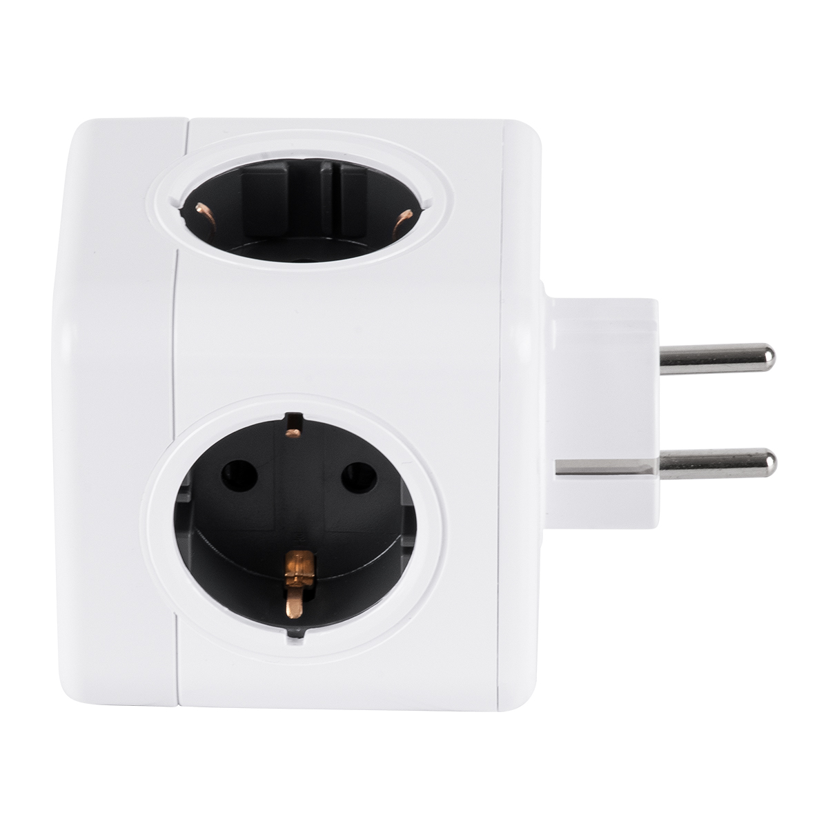 GloboStar® TRAVEL PowerCube PRO Certified 79633 Πολύπριζο 6 Θέσεων με 4 Πρίζες Ασφαλείας Childproof EU Schuko AC 220-240V & 2 Πρίζες USB Max 2.1A/DC 5V Μ7.5 x Π11.5 x Υ7.5 - Λευκό με Γκρι - Max Load 3680W/16A GloboStar® TRAVEL PowerCube PRO Certified 79633 Πολύπριζο 6 Θέσεων με 4 Πρίζες Ασφαλείας Childproof EU Schuko AC 220-240V & 2 Πρίζες USB Max 2.1A/DC 5V Μ7.5 x Π11.5 x Υ7.5 - Λευκό με Γκρι - Max Load 3680W/16A