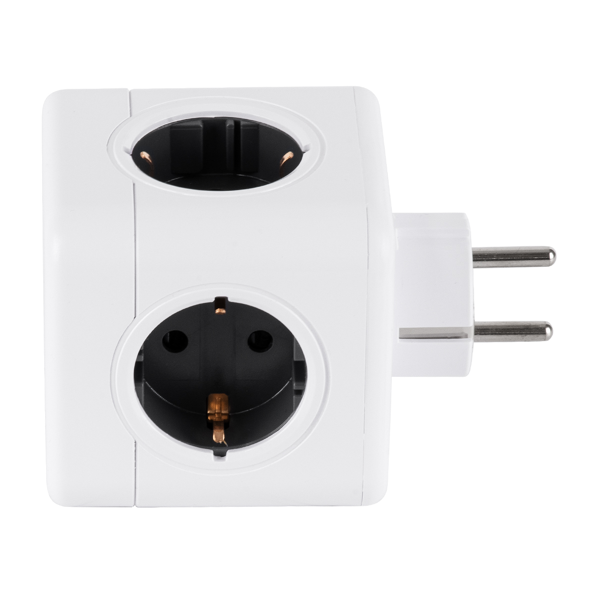 GloboStar® TRAVEL PowerCube PRO Certified 79627 Πολύπριζο 5 Θέσεων με 5 Πρίζες Ασφαλείας Childproof EU Schuko AC 220-240V Μ7.5 x Π11.5 x Υ7.5 - Λευκό με Γκρι - Max Load 3680W/16A GloboStar® TRAVEL PowerCube PRO Certified 79627 Πολύπριζο 5 Θέσεων με 5 Πρίζες Ασφαλείας Childproof EU Schuko AC 220-240V Μ7.5 x Π11.5 x Υ7.5 - Λευκό με Γκρι - Max Load 3680W/16A