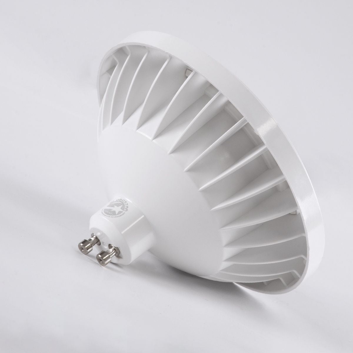 GLOBOSTAR® BEAMAR 60128 Σποτ GU10 AR111 LED 15W 1410lm 12° AC 220-240V IP20 Θερμό Λευκό 2700K - Μ11 x Π11 x Υ6.6cm - 3 Χρόνια Εγγύηση