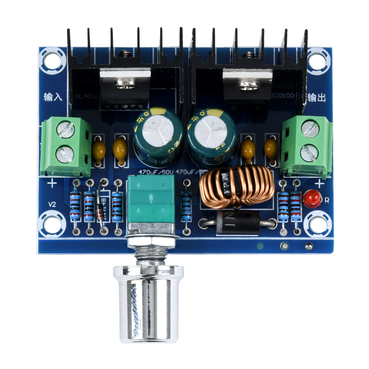 GloboStar® 73114 Ρυθμιστής Τάσης - Voltage Regulator DC Converter Module - Input DC4-40V / Output DC1.25-36V Max Load 8A Μ6 x Π4.5 x Υ2.5cm GloboStar® 73114 Ρυθμιστής Τάσης - Voltage Regulator DC Converter Module - Input DC4-40V / Output DC1.25-36V Max Load 8A Μ6 x Π4.5 x Υ2.5cm
