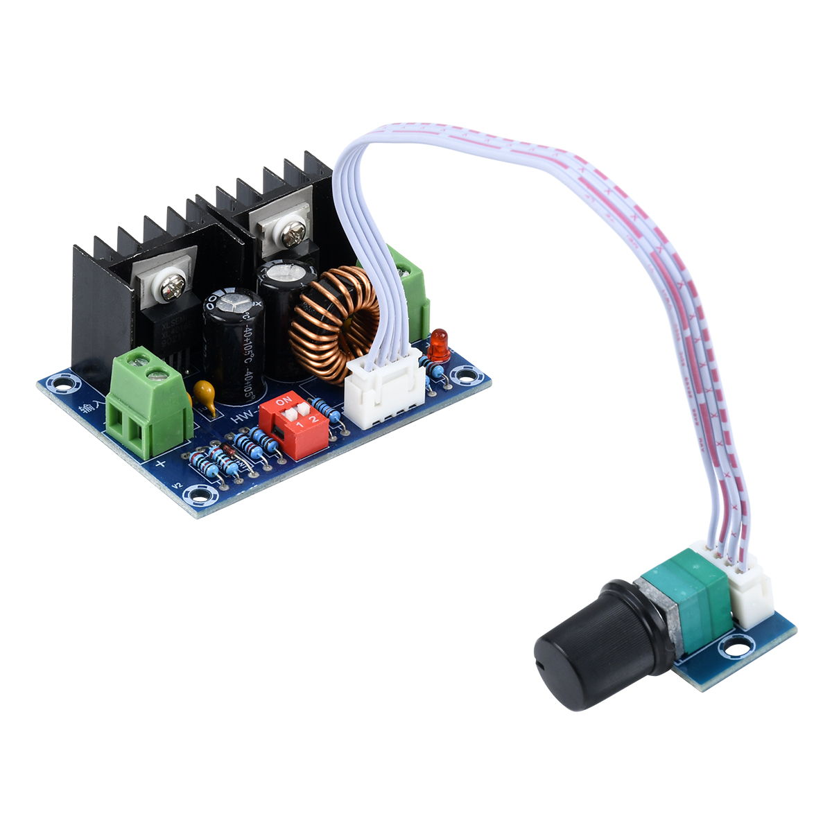 GloboStar® 73115 Ρυθμιστής Τάσης - Voltage Regulator DC Converter Module - Input DC4-40V / Output DC1.25-36V Max Load 8A με Καλώδιο Προέκτασης Ποτενσιόμετρου Μ6 x Π4.5 x Υ2.5cm GloboStar® 73115 Ρυθμιστής Τάσης - Voltage Regulator DC Converter Module - Input DC4-40V / Output DC1.25-36V Max Load 8A με Καλώδιο Προέκτασης Ποτενσιόμετρου Μ6 x Π4.5 x Υ2.5cm