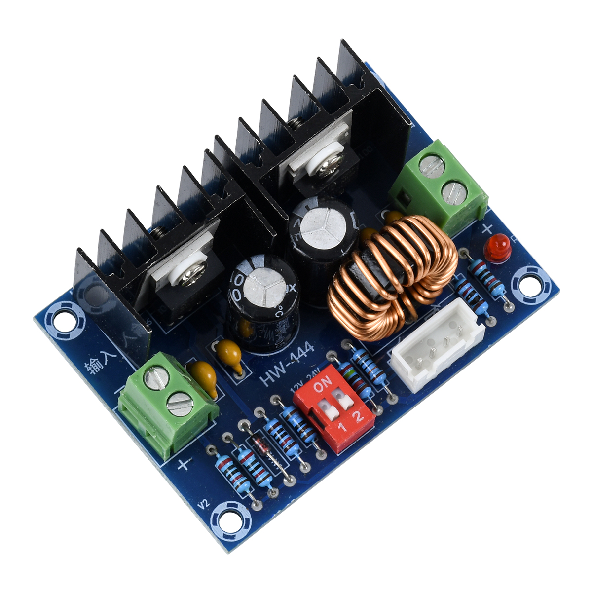 GloboStar® 73115 Ρυθμιστής Τάσης - Voltage Regulator DC Converter Module - Input DC4-40V / Output DC1.25-36V Max Load 8A με Καλώδιο Προέκτασης Ποτενσιόμετρου Μ6 x Π4.5 x Υ2.5cm GloboStar® 73115 Ρυθμιστής Τάσης - Voltage Regulator DC Converter Module - Input DC4-40V / Output DC1.25-36V Max Load 8A με Καλώδιο Προέκτασης Ποτενσιόμετρου Μ6 x Π4.5 x Υ2.5cm