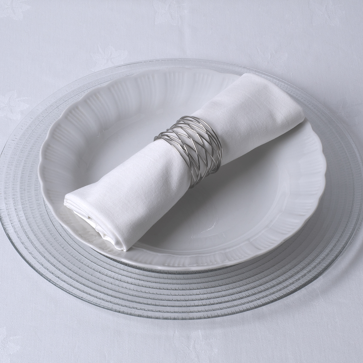 GloboStar® GOURMET 35000 Δαχτυλίδι Πετσέτας Μεταλλικό Ασημί Φ5 x Υ3.5cm GloboStar® GOURMET 35000 Δαχτυλίδι Πετσέτας Μεταλλικό Ασημί Φ5 x Υ3.5cm