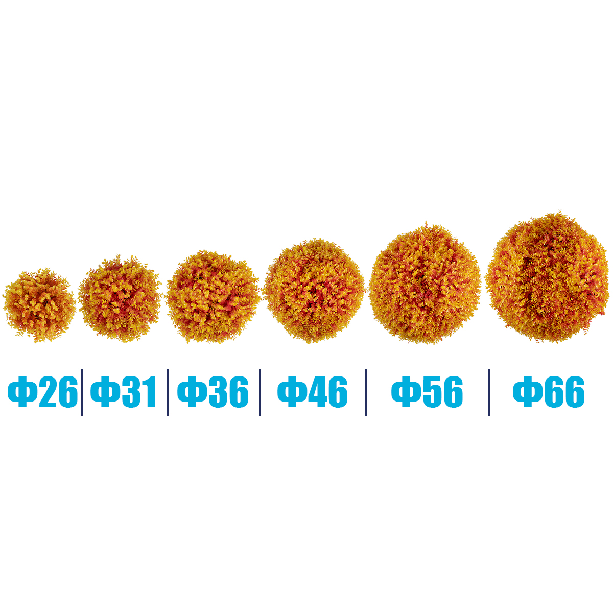 GloboStar® 78513 Artificial - Συνθετικό Τεχνητό Διακοσμητικό Φυτό Θάμνος Πυξάρι Πορτοκαλί - Κίτρινο Φ26cm GloboStar® 78513 Artificial - Συνθετικό Τεχνητό Διακοσμητικό Φυτό Θάμνος Πυξάρι Πορτοκαλί - Κίτρινο Φ26cm