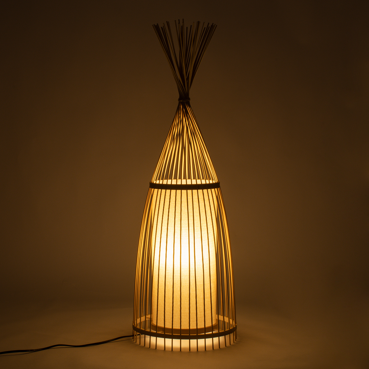 GloboStar® AZORES 01753 Boho Επιδαπέδιο Φωτιστικό Μονόφωτο 1 x E27 IP20 Μπεζ Ξύλο - Μ30 x Π30 x Υ90cm GloboStar® AZORES 01753 Boho Επιδαπέδιο Φωτιστικό Μονόφωτο 1 x E27 IP20 Μπεζ Ξύλο - Μ30 x Π30 x Υ90cm