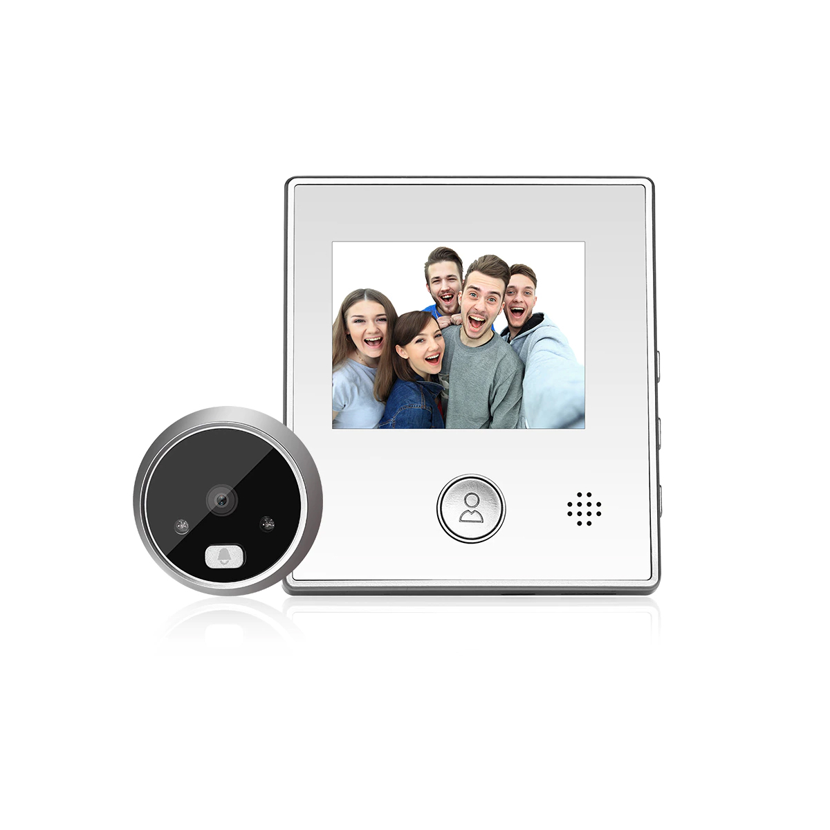 GloboStar® 86062 Ψηφιακή Έξυπνη Camera Εξώπορτας 120° Μοιρών με Έγχρωμη Οθόνη 2.8" Inches - Νυχτερινή Όραση με LED IR - Κουδούνι - Λειτουργεί με 4 Μπαταρίες AAA GloboStar® 86062 Ψηφιακή Έξυπνη Camera Εξώπορτας 120° Μοιρών με Έγχρωμη Οθόνη 2.8" Inches - Νυχτερινή Όραση με LED IR - Κουδούνι - Λειτουργεί με 4 Μπαταρίες AAA