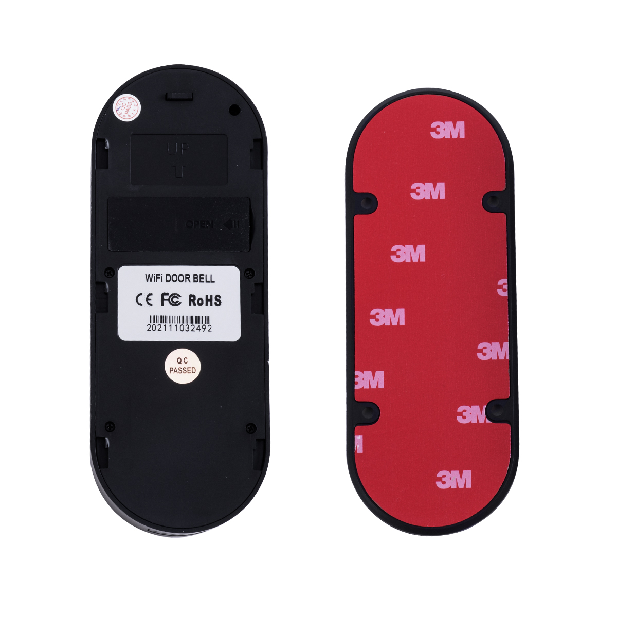 GloboStar® 86075 Επαναφορτιζόμενη Ψηφιακή Έξυπνη Camera Εξώπορτας 1080P WiFi 166° Μοιρών - 2500mAh - Νυχτερινή Όραση με LED IR - Ανιχνευτή Κίνησης - Κουδούνι - Διπλή Κατέυθυνση Ομιλίας - Μαύρο GloboStar® 86075 Επαναφορτιζόμενη Ψηφιακή Έξυπνη Camera Εξώπορτας 1080P WiFi 166° Μοιρών - 2500mAh - Νυχτερινή Όραση με LED IR - Ανιχνευτή Κίνησης - Κουδούνι - Διπλή Κατέυθυνση Ομιλίας - Μαύρο