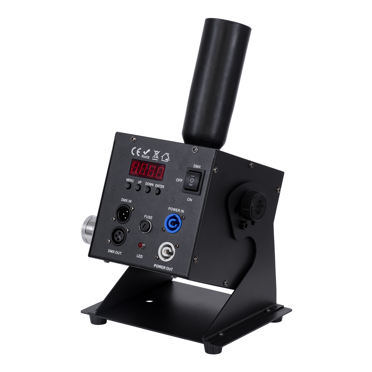 GloboStar® 51174 HYDRA Επαγγελματική Επιδαπέδια Μηχανή Cannon CO2 JET Smoke Effect Machine - Κανόνι JET Εφέ Καπνού-Ομίχλης CO2 150W AC 220V-240V DMX512 Display on Body - Μαύρο - L24 x W16.5 x H40cm GloboStar® 51174 HYDRA Επαγγελματική Επιδαπέδια Μηχανή Cannon CO2 JET Smoke Effect Machine - Κανόνι JET Εφέ Καπνού-Ομίχλης CO2 150W AC 220V-240V DMX512 Display on Body - Μαύρο - L24 x W16.5 x H40cm
