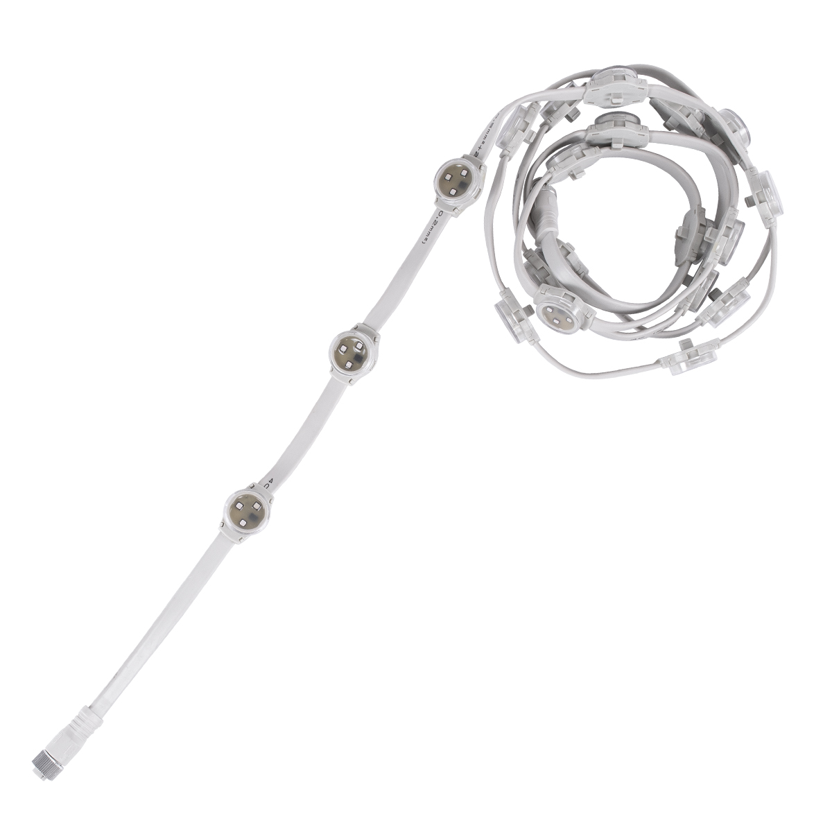 GloboStar® 90140 Digital Pixel Addressable Facade Module Chain String with 20 Spots - Ψηφιακή Αλυσίδα Γιρλάντα με 20 Σποτ LED SMD 3535 15W 20LED 20PIXEL SPI/TTL Protocol IC UCS512B 900lm 120° DC 12V IP67 RGB - Λευκό Σώμα - Μ232 x Π2.5 x Υ1.5cm GloboStar® 90140 Digital Pixel Addressable Facade Module Chain String with 20 Spots - Ψηφιακή Αλυσίδα Γιρλάντα με 20 Σποτ LED SMD 3535 15W 20LED 20PIXEL SPI/TTL Protocol IC UCS512B 900lm 120° DC 12V IP67 RGB - Λευκό Σώμα - Μ232 x Π2.5 x Υ1.5cm