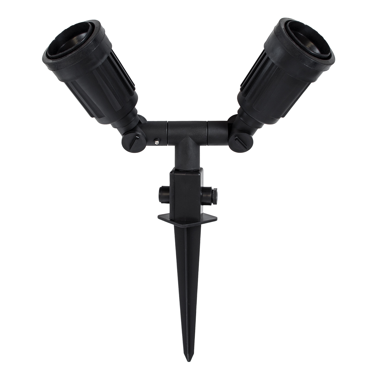 GloboStar® GRASEDO 61614 Καρφωτή Βάση Κήπου με 2 Ντουί E27 για Λάμπες Σποτ PAR38 - Αδιάβροχη IP67 - Υψηλής Αντοχής ABS - VDE Certified - Μ25 x Π7.5 x Υ43.5cm - Μαύρο - 5 Years Warranty GloboStar® GRASEDO 61614 Καρφωτή Βάση Κήπου με 2 Ντουί E27 για Λάμπες Σποτ PAR38 - Αδιάβροχη IP67 - Υψηλής Αντοχής ABS - VDE Certified - Μ25 x Π7.5 x Υ43.5cm - Μαύρο - 5 Years Warranty