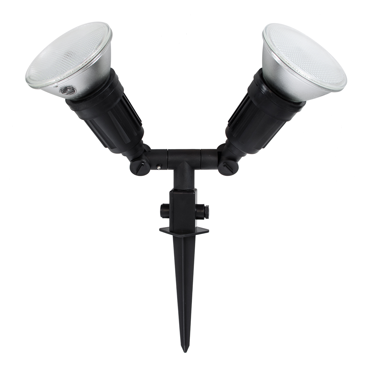 GloboStar® GRASEDO 61614 Καρφωτή Βάση Κήπου με 2 Ντουί E27 για Λάμπες Σποτ PAR38 - Αδιάβροχη IP67 - Υψηλής Αντοχής ABS - VDE Certified - Μ25 x Π7.5 x Υ43.5cm - Μαύρο - 5 Years Warranty GloboStar® GRASEDO 61614 Καρφωτή Βάση Κήπου με 2 Ντουί E27 για Λάμπες Σποτ PAR38 - Αδιάβροχη IP67 - Υψηλής Αντοχής ABS - VDE Certified - Μ25 x Π7.5 x Υ43.5cm - Μαύρο - 5 Years Warranty